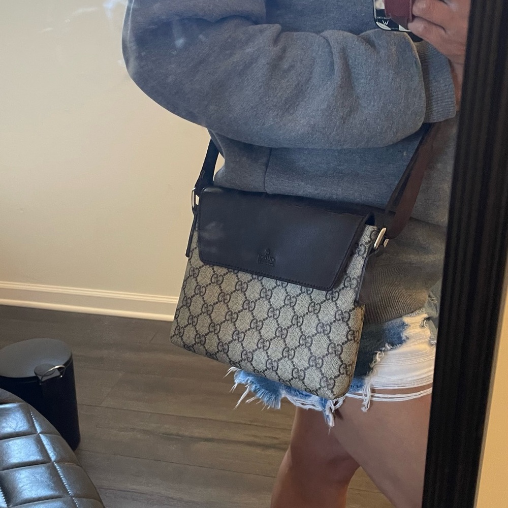GG Coated Canvas Crossbody